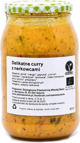 Mild curry med cashewnødder og mango ØKO 900 ml - BESTILLING